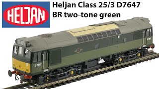 heljan Class 25 well detailed runs brilliantly fiddly body removal amp the coupling needs fixing [upl. by Jesus516]