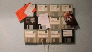 DIY Floppydisk Pinned Wall [upl. by Zoe529]