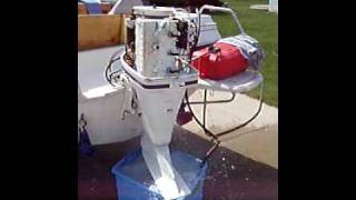 1986 85HP Force Outboard Running wTelltale added [upl. by Swaine]