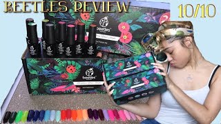 BEETLES REVIEW GEL POLISH😍 [upl. by Elohc]