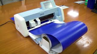 ScanNCut SDX1200  How to use the Roll Feeder Accessory [upl. by Eenahc772]