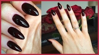 How To Do Stiletto Nails Step By Step Tutorial [upl. by Biernat]