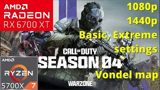 Call of Duty Warzone 2 Vondel map  AMD RX 6700 XT Ryzen 7 5700X  1080p 1440p [upl. by Nnylacissej]