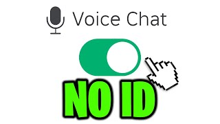 How to get VOICE CHAT In ROBLOX WITHOUT ID [upl. by Richman374]