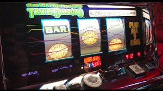 IGT Triple Diamond Slot Machine Jackpot [upl. by Zawde910]