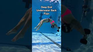 Deep end underwater back flips deepend swimming underwater backflips fitness workoutmotivation [upl. by Aikyt]