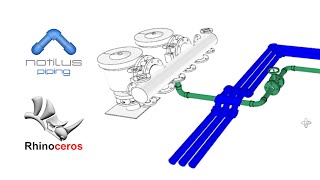 Comprehensive 3D Piping Plugin for Rhinoceros [upl. by Bathesda]