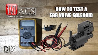 How To Test a EGR Valve Solenoid [upl. by Aciamaj]