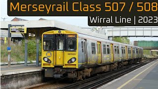 Merseyrail  Class 507 amp 508  Wirral Line  2023 [upl. by Jeroma]