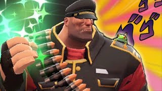 TF2 Heavys Bizarre Adventure Pyrodust Crusaders Blue Moon Cosmetic [upl. by Hafirahs]