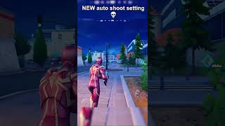 NEW AUTO SHOOT SETTING💀 thrxve fortnite glitch [upl. by Akemad]