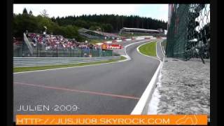 BEST F1 Sound exhaust V8 Redbull Ferrari McLaren Spa Francorchamps 2009 [upl. by Bernardo]