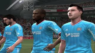 PES 2013 PS2  Ajax  Olympique de Marseille 21 Match English Speaker [upl. by Fionnula]