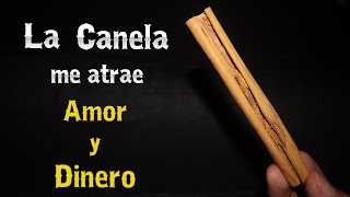 BAÑO DE CANELA PARA ATRAER DINERO SUERTE Y AMOR [upl. by Mcnutt144]