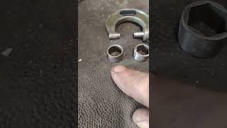 DIY machining cylinder head dowel pins at home with die grinder drill file and sand paper [upl. by Rech521]