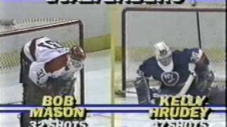 1987 Capitals vs Islanders Game 7 4 OT Highlights Part 3 [upl. by Naraa]