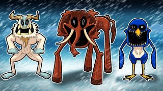 NEW NIGHTMARE CRITTERS Penguin Mammoth Yeti [upl. by Aenehs]