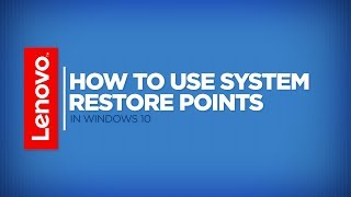 How To  Use System Restore Points in Windows 10 [upl. by Ferdie]