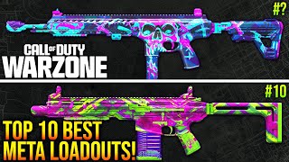 WARZONE New TOP 10 BEST META LOADOUTS Ranked WARZONE Best Weapons [upl. by Aidnyl]