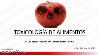 TOXICOLOGIA DE ALIMENTOS P16 [upl. by Rudyard]