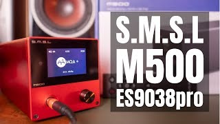 【SMSL M500】 MQA対応 ES9038pro搭載のUSB DACがこの価格帯で実現 [upl. by Aileon]