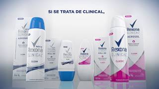 Rexona Clinical ahora en aerosol y roll on [upl. by Ayirp]