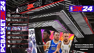 NBA 2K23 20232024 ROSTER  PCBASKET 2K24   EUROLEAGUE amp FIBA [upl. by Ailemaj]