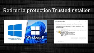 Supprimer un fichier protégé par une autorisation TrustedInstaller sur Windows 10 et 11 [upl. by Sheri220]