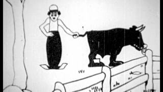 rare silent film  quotCharley on the Farmquot 1919  Charlie Chaplin cartoon [upl. by Ecela934]