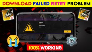 FREE FIRE DOWNLOAD FAILED RETRY PROBLEM  HOW TO SOLVE FREE FIRE DOWNLOAD FAILED PROBLEM [upl. by Aitekram481]