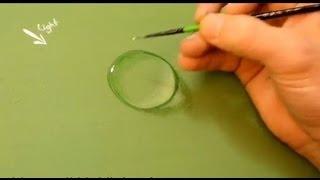 How to paint a water drop in Acrylics [upl. by Snapp566]