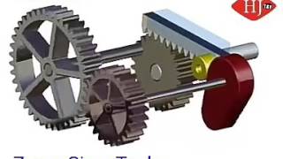 Animation de transmission  transformation de mouvement [upl. by Asilehc]