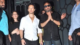 Tiger Shroff With Father Jackie Shroff At Baaghi Success Party [upl. by Fan]