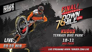 Final 76Rider Indonesian Downhill 2022  Hari 2 Ternadi Bike Park Kudus [upl. by Yclehc924]