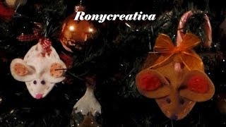 COMO HACER UN LINDO RATON CARAMELERO PARA NAVIDAD  CHRISTMAS MOUSE [upl. by Leeanne321]