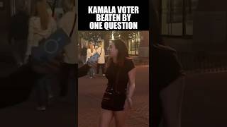 Kamala Supporter Obliterated with This One Question [upl. by Alyosha274]