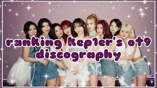 ranking kep1ers ot9 discography 🪐🌠 [upl. by Manolo]