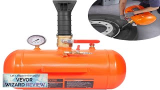 VEVOR Tire Bead Seater 5 Gal19L Air Tire Bead Blaster with Pressure Review [upl. by Eneres]