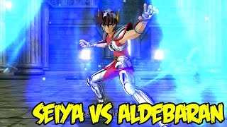 Saint Seiya Soldiers Soul Sanctuary Chapter PART 1 Seiya vs Aldebaran [upl. by Gerhan197]