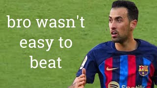 Youve never seen Sergio Busquets superior skills so refined [upl. by Jodee]