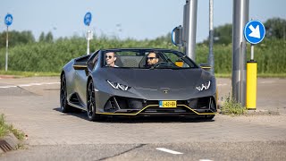 Lamborghini Huracan EVO Spyder  LOUD Accelerations amp Revs [upl. by Rosenfeld673]