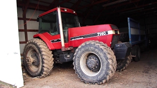 Old Start Case IH 7140 Magnum 1988 Tractor [upl. by Harriott]