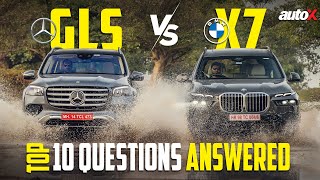 2024 BMW X7 vs Mercedes GLS Comparison Review  Finding the Winner in 10 Simple Questions  autoX [upl. by Aimahc]