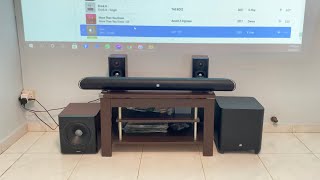 JBL SB450 4K Soundbar vs EDIFIER S350db  Sound Test [upl. by Alyahsal577]