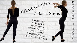 7 Cha Cha Basic Steps every Beginner should Learn  Cha Cha Dance Beginner Steps Tutorial [upl. by Romina]