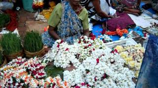 Colorful Flower Market in Mumbai  Rose Lily Mogra and Mari Gold Flowers On Dussehra Day [upl. by Assetak]