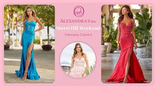 Sherri Hill prom dress shopping weekend 2024 23  24 [upl. by Seve759]