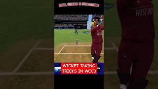 WICKET TAKING TRICKS IN WCC3 shorts [upl. by Aowda]