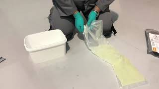 How to Mix Epoxy Damp Proof Membrane DPM from Permagard [upl. by Enimaj]