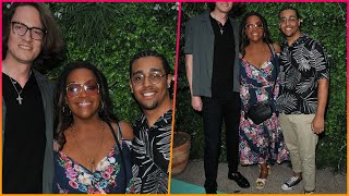 Alison Hammond 49 and her toyboy boyfriend David Putman 26 join their son Aidan 19 for a rare [upl. by Timi]